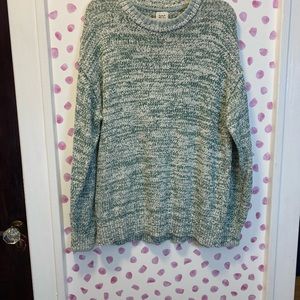 BDG by Urban Outfitters Green Drop Shoulder Sweater
